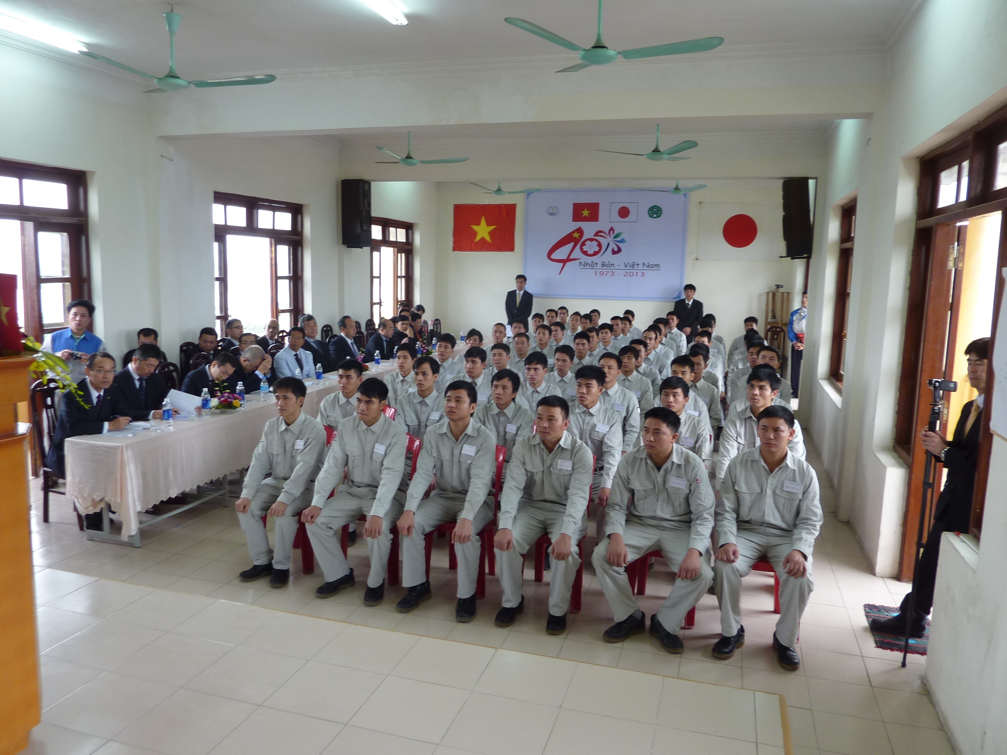 The Course-ending ceremony of batch 6 and welcome ceremony of batch 7 at NIBELC